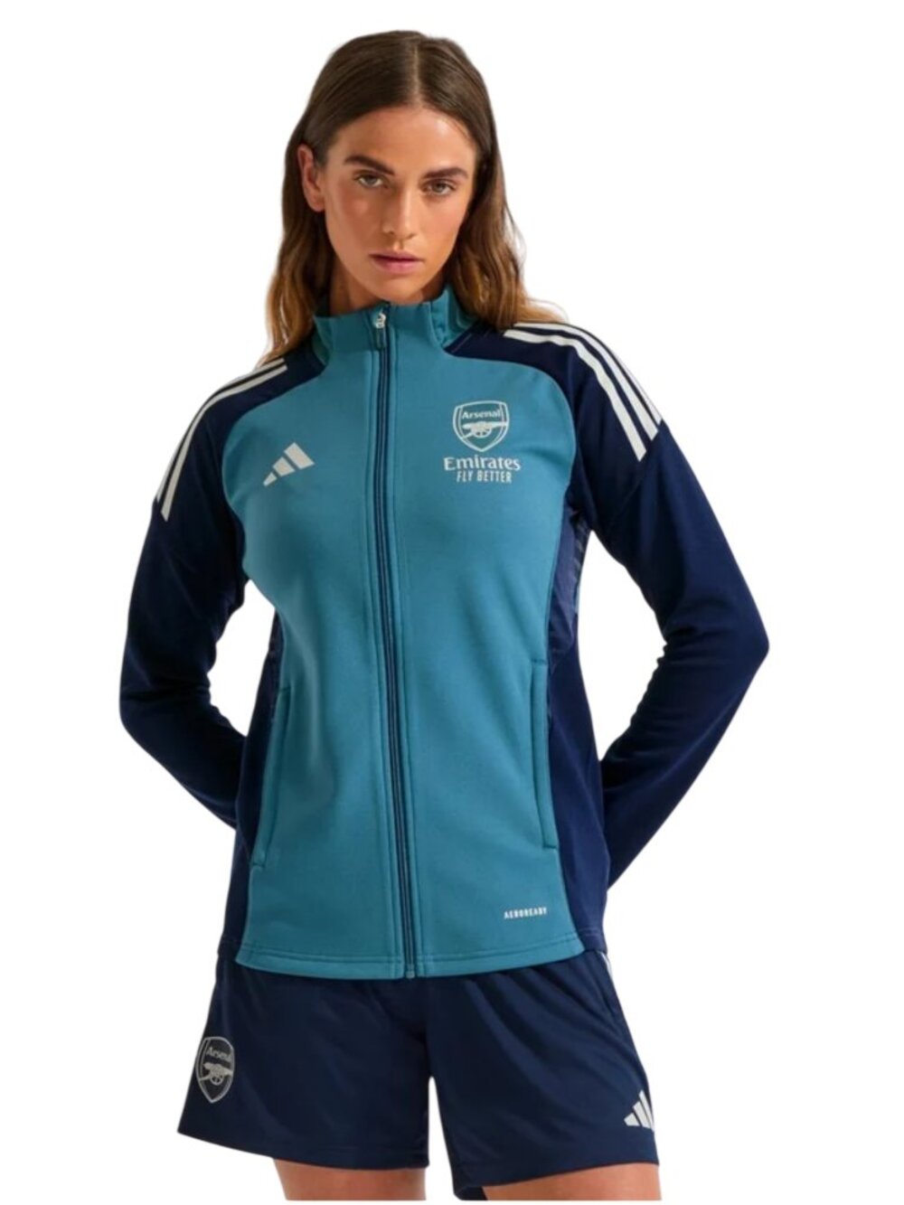 NWT Arsenal Adidas Womens 25/26 Track Jacket size 2XL XXL Gunners London blue